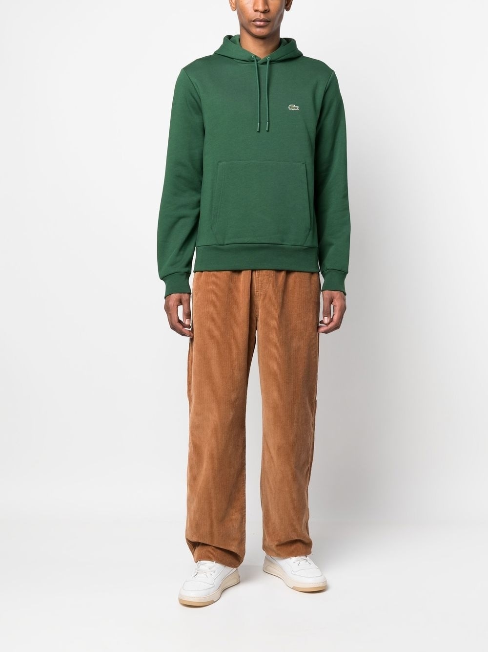 embroidered fleece hoodie - 3