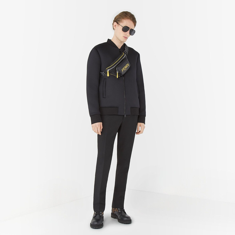 Black nylon belt bag 6