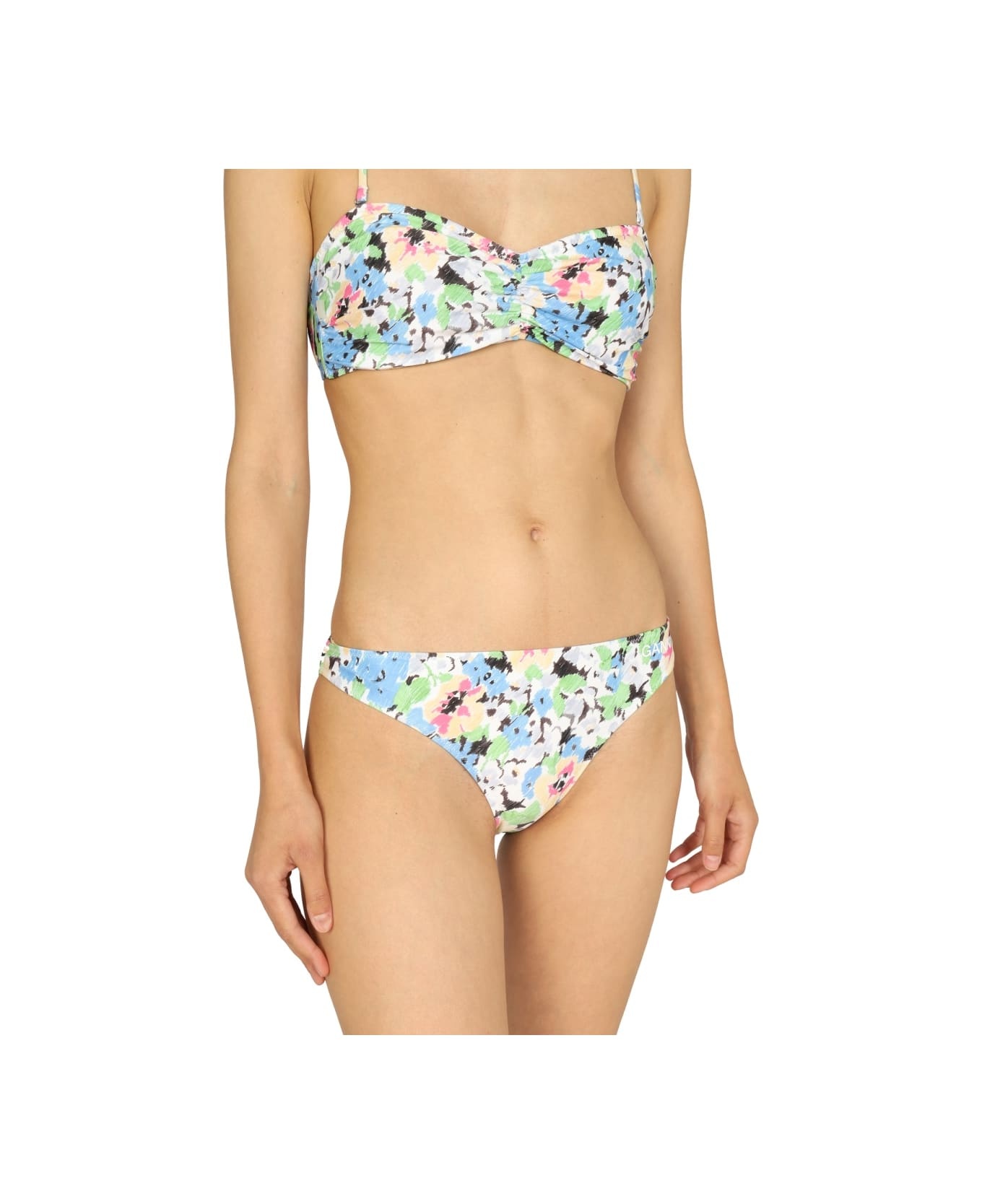 Floral Pattern Bikini Briefs - 2