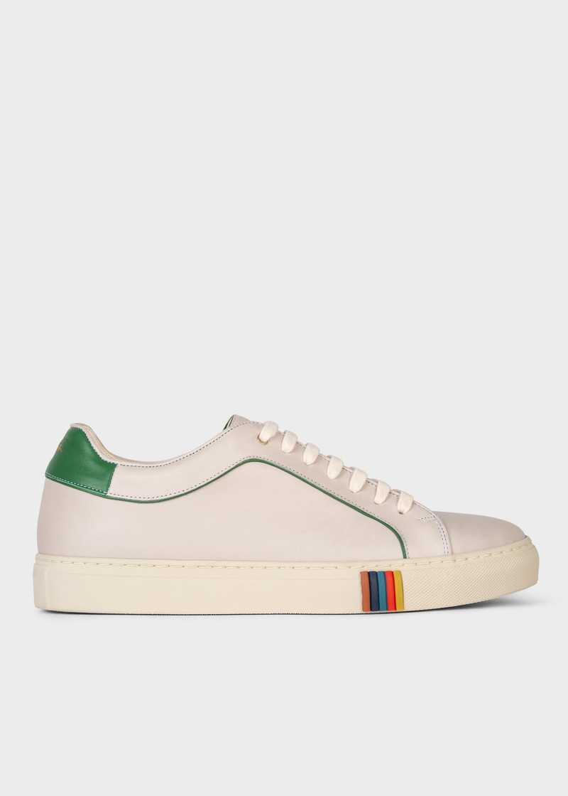 'Basso' Sneakers With Green Trim 1