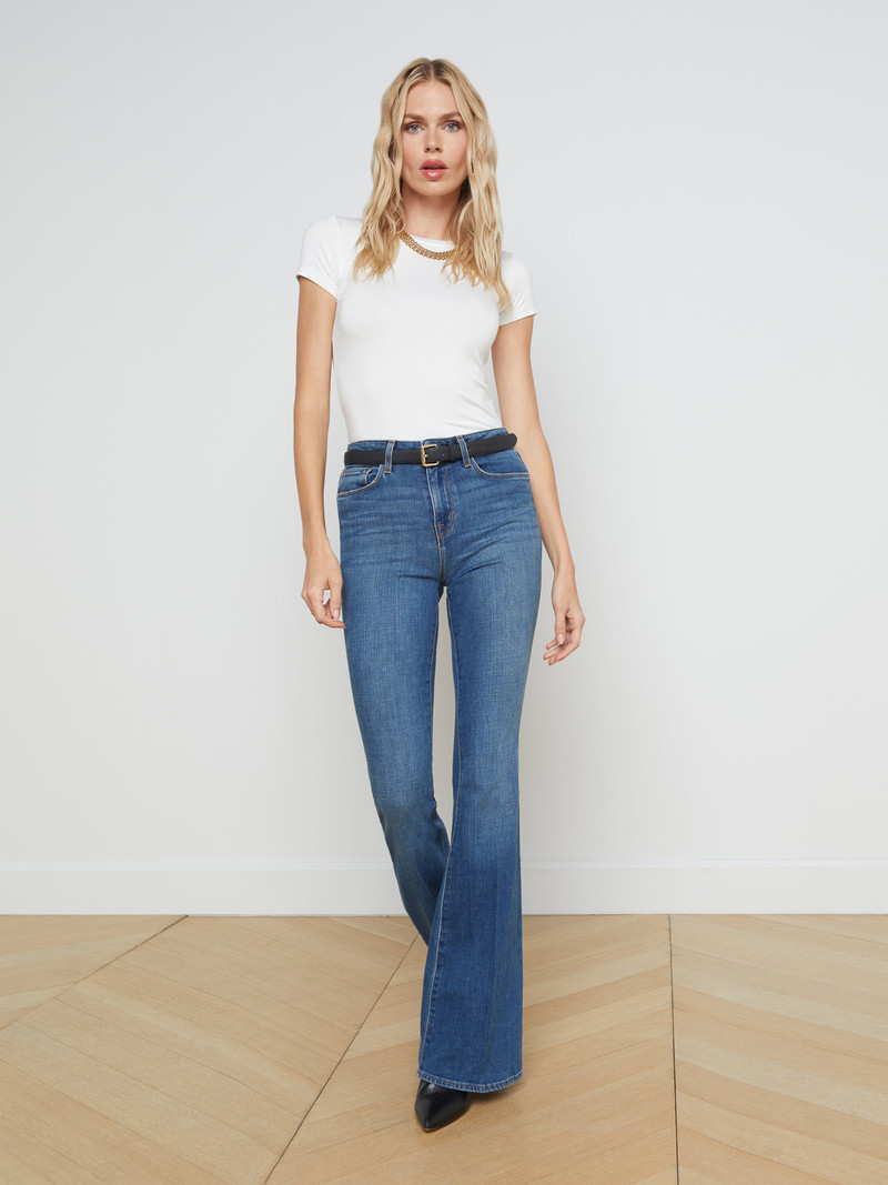 L'AGENCE Bell Flare Jean outlook