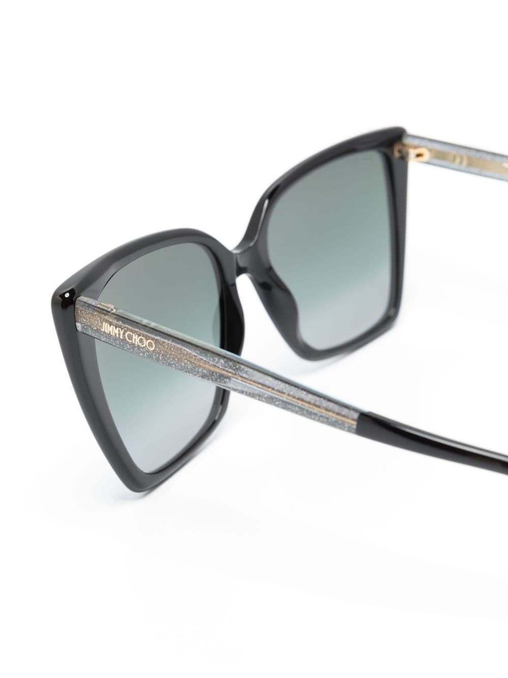 oversize-frame glitter sunglasses - 3
