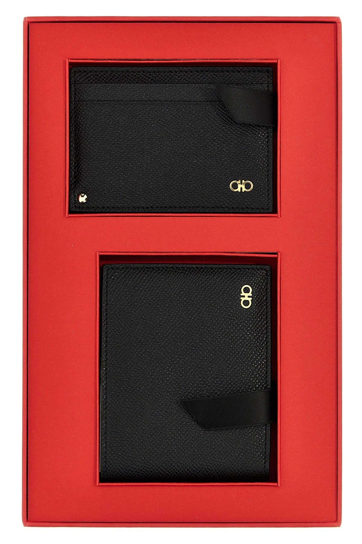 Ferragamo Men 'Gancio' Wallet + Card Holder Set - 6