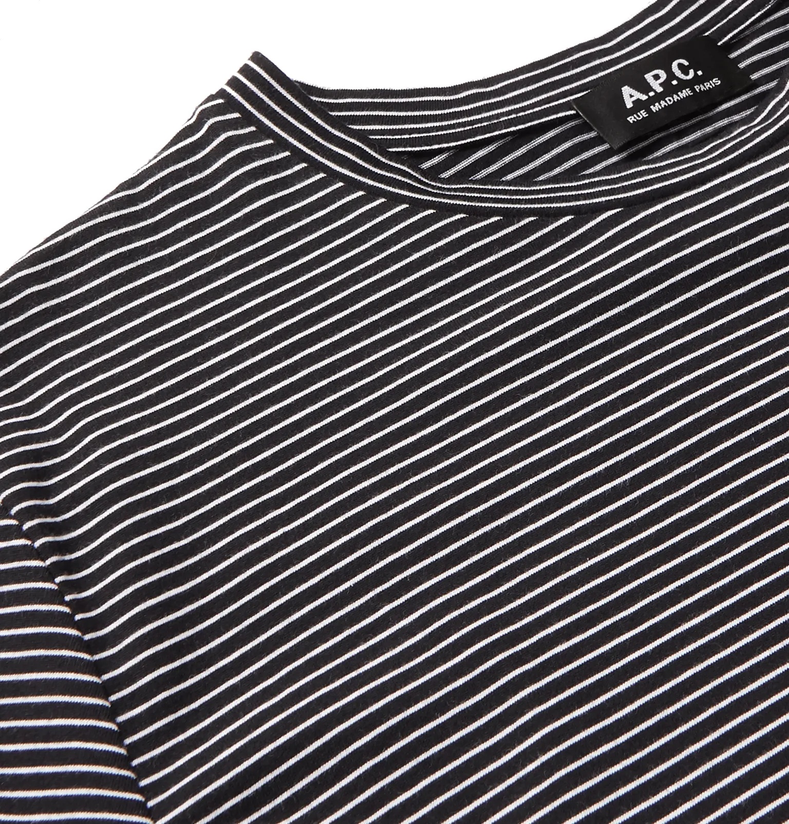 Diego Striped Cotton-Jersey T-Shirt - 5