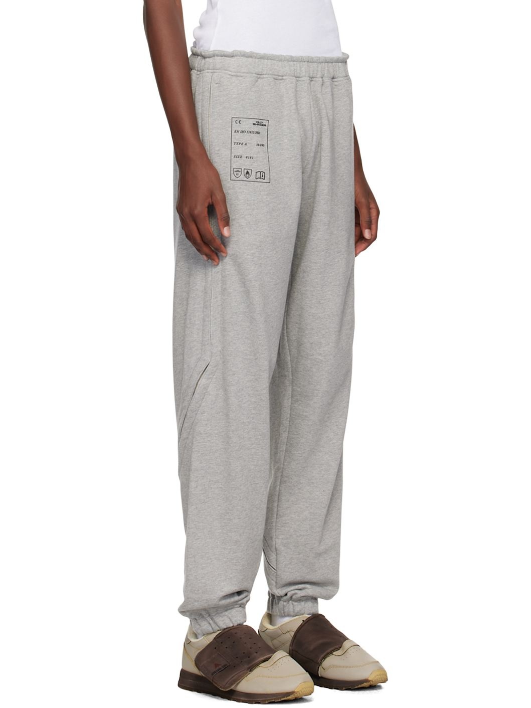 Gray Split Sweatpants - 2