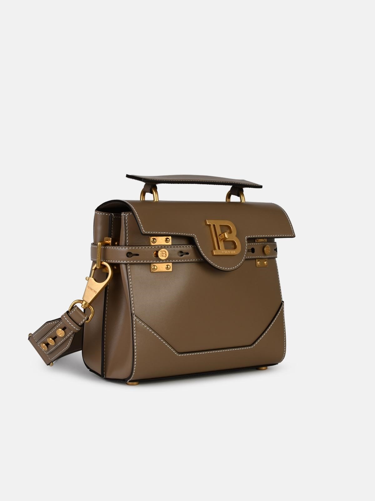 'B-BUZZ 23' BEIGE LEATHER BAG - 2