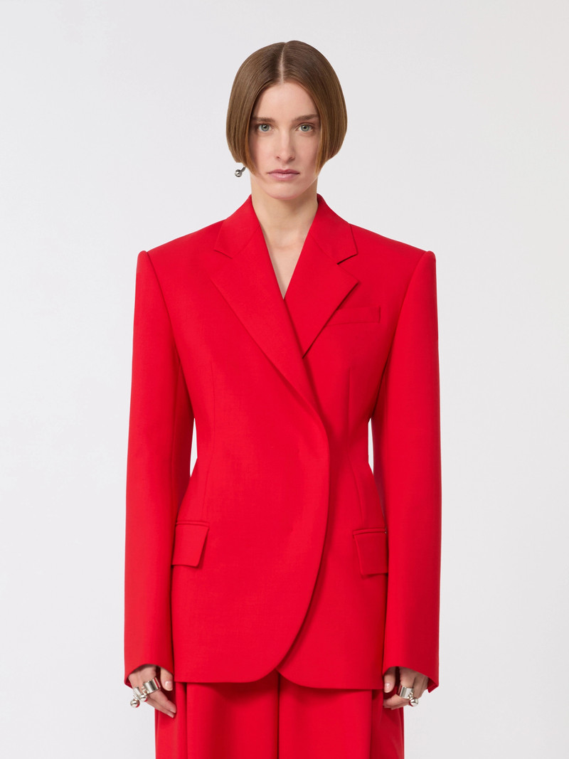 GUFO Stretch-wool double-breasted blazer - RED 3