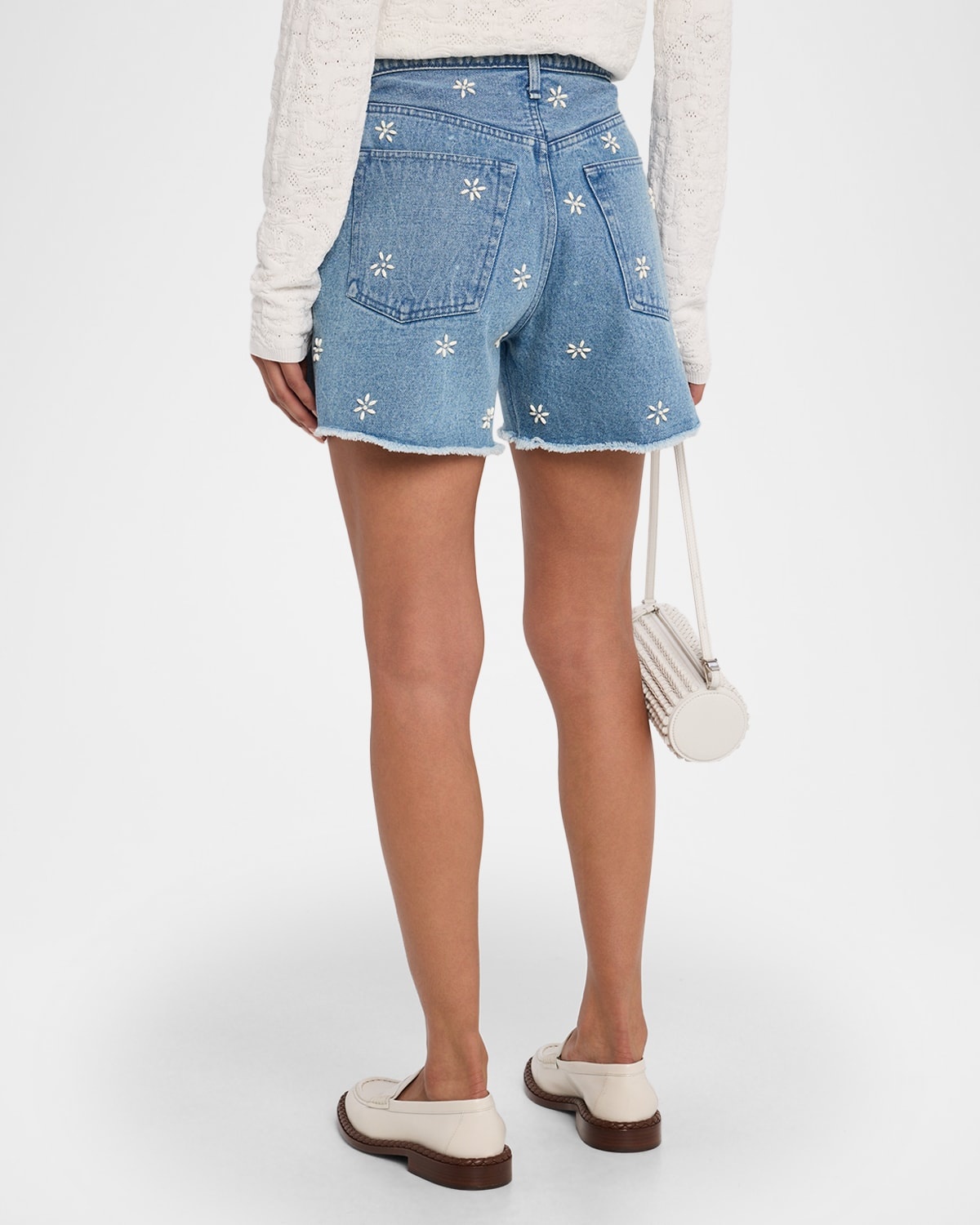 Aspen Embellished Denim Shorts - 3