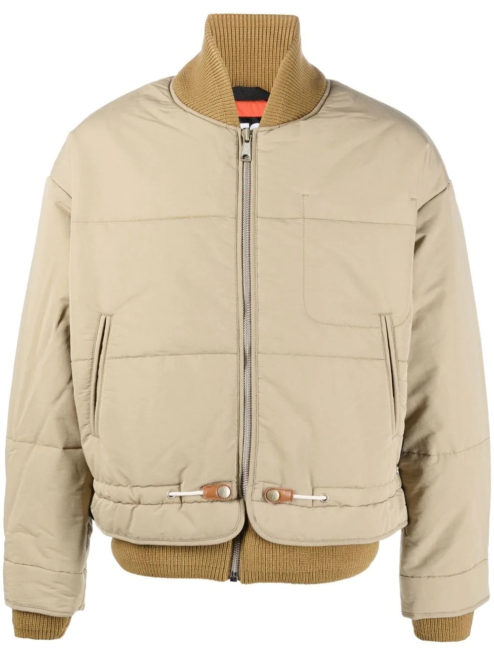 padded zip-up jacket - 1