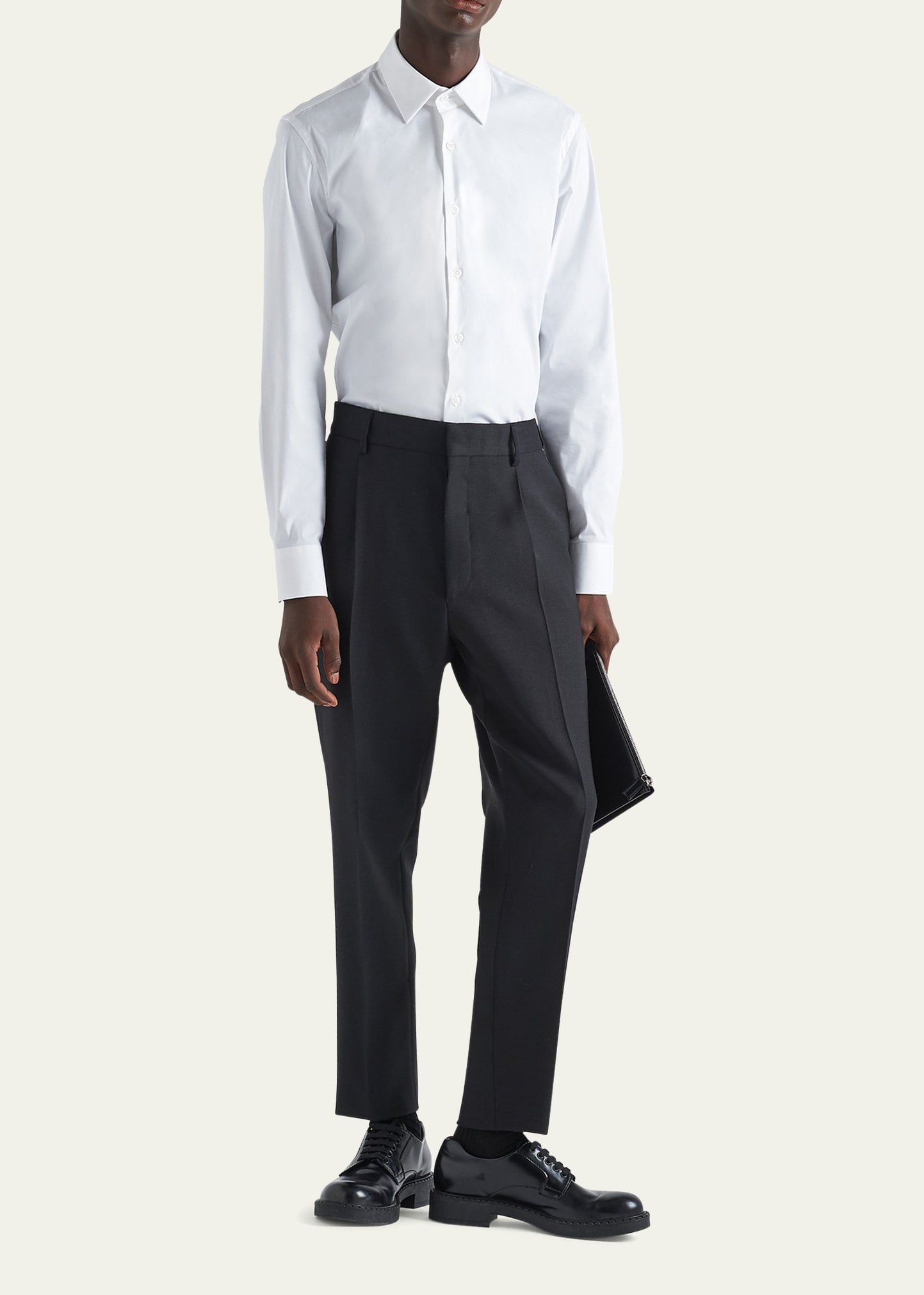 Men's Classic Stretch Poplin Sport Shirt - 2