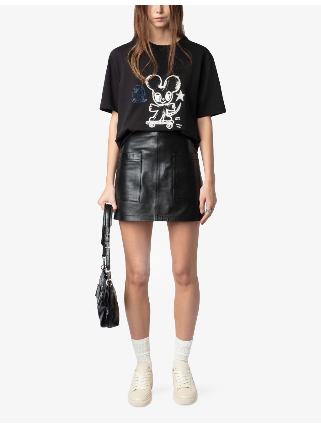 Edwin Mouse-Print Cotton T-Shirt - 2