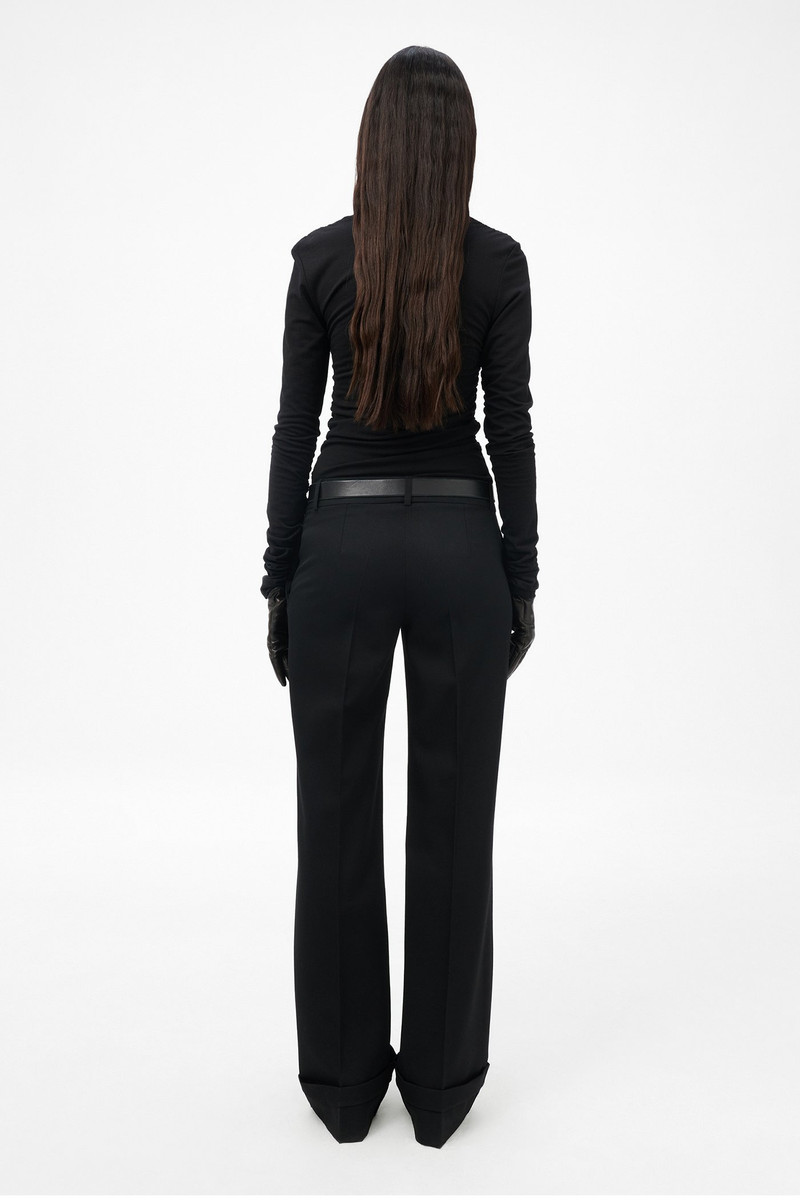 Hip Trouser Coarse Black Gabardine 5