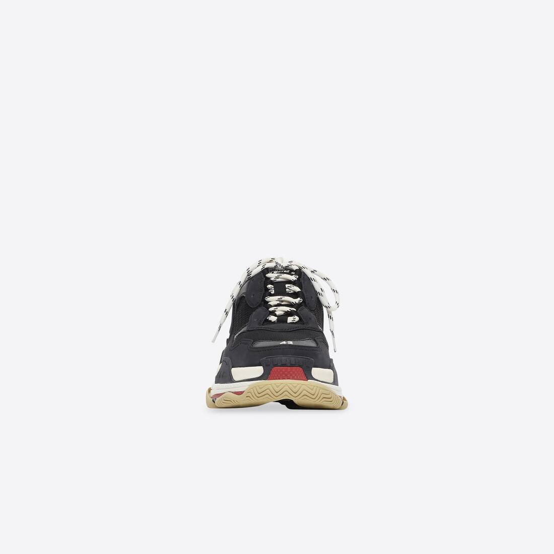 Men's Triple S Sneaker in Black - 3