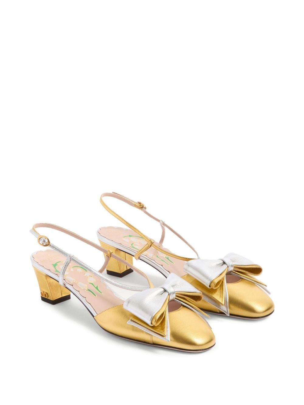 45mm Bowow slingback pumps - 2