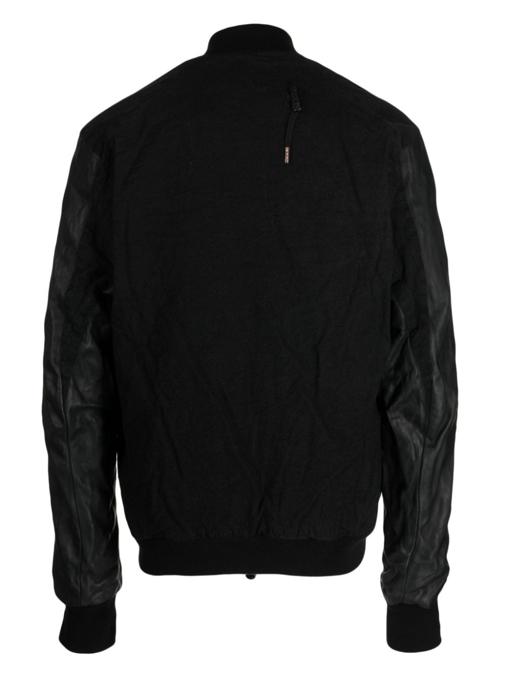 collarless zipped lightweight jacket - 2