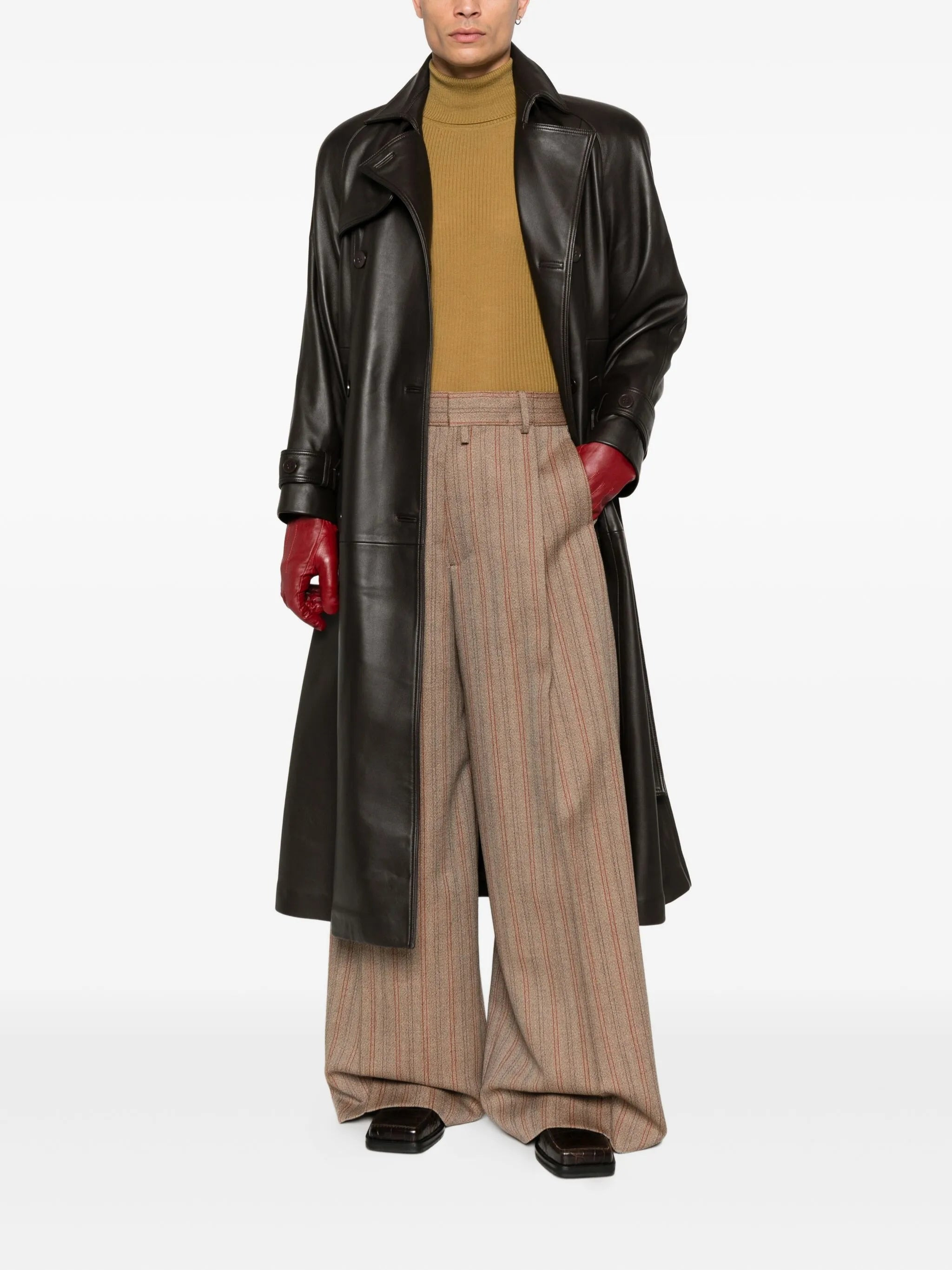 Dries Van Noten Stripe-pattern Wool Trousers - 2