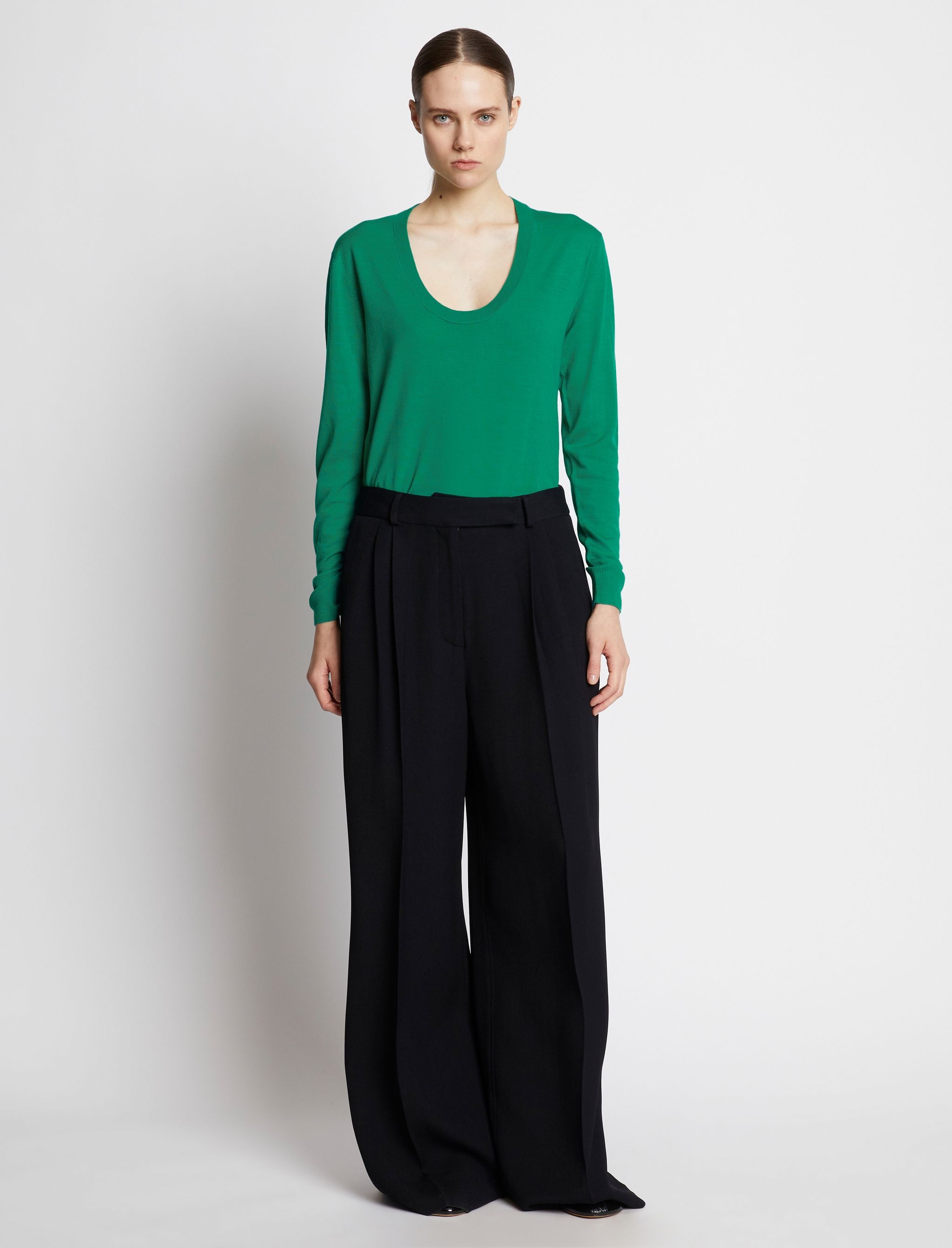 Eco Superfine Merino Scoop Neck Sweater - 3