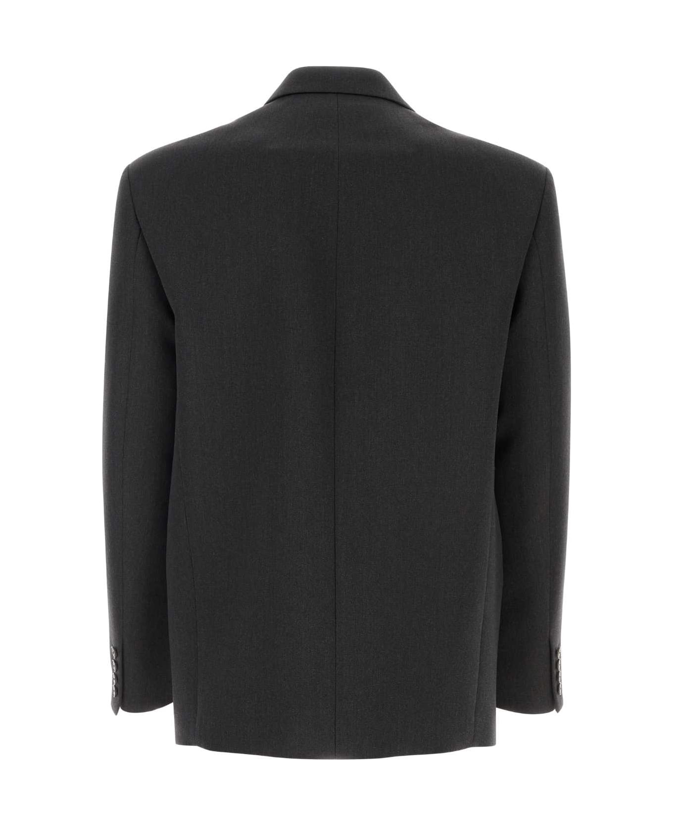 Graphite Wool Blazer - 2