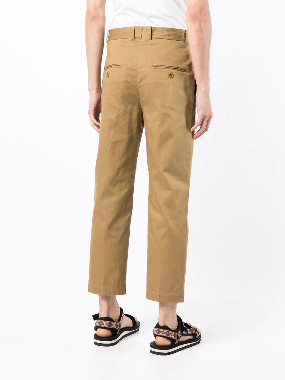 tailored-cut cropped trousers - 4