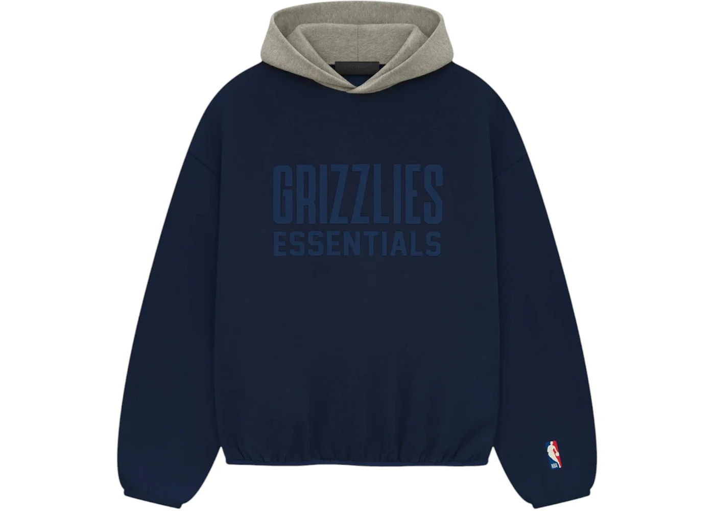 Fear of God Essentials Grizzlies Hoodie Navy - 1
