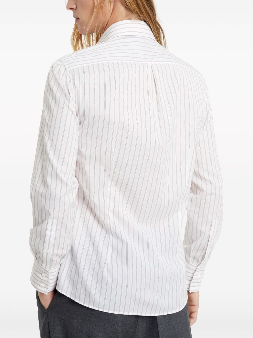 striped cotton shirt - 4