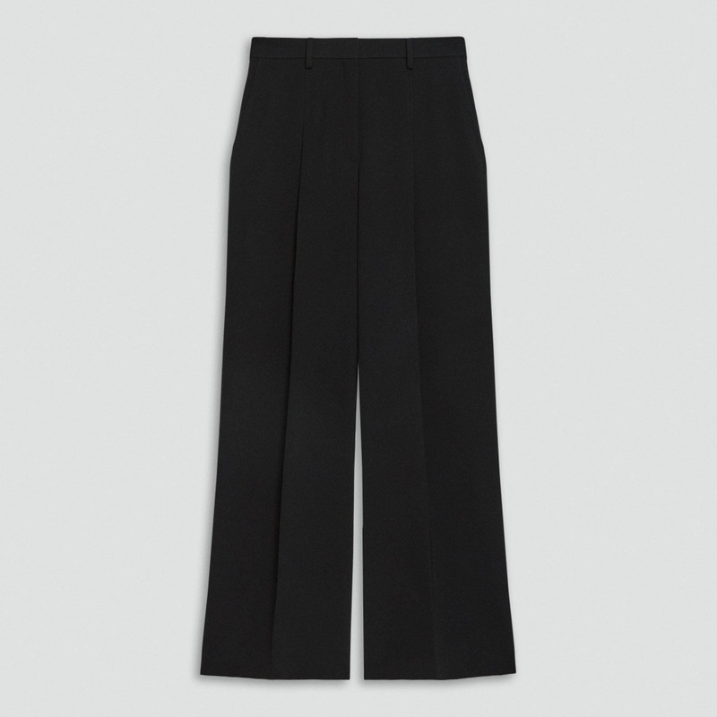 Pleated Wide-Leg Pant in Admiral Crepe 1