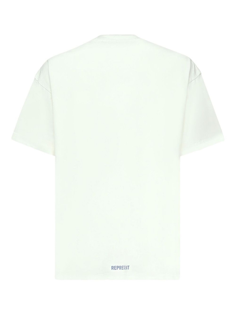 REPRESENT crew-neck logo T-shirt outlook