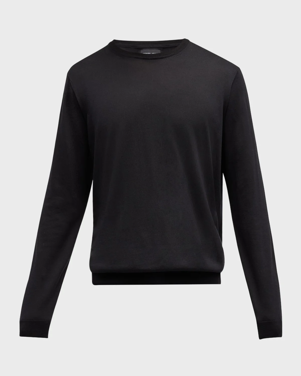 Men's Slim Wool Crewneck Sweater - 1