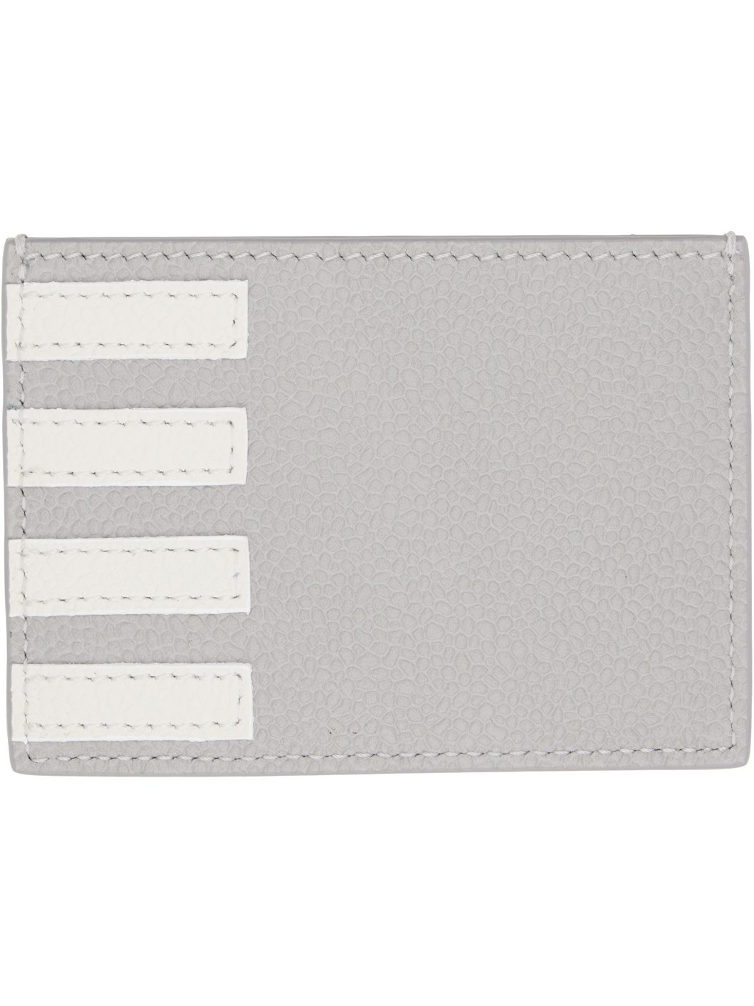 Gray Side 4-Bar Stripe Card Holder - 2
