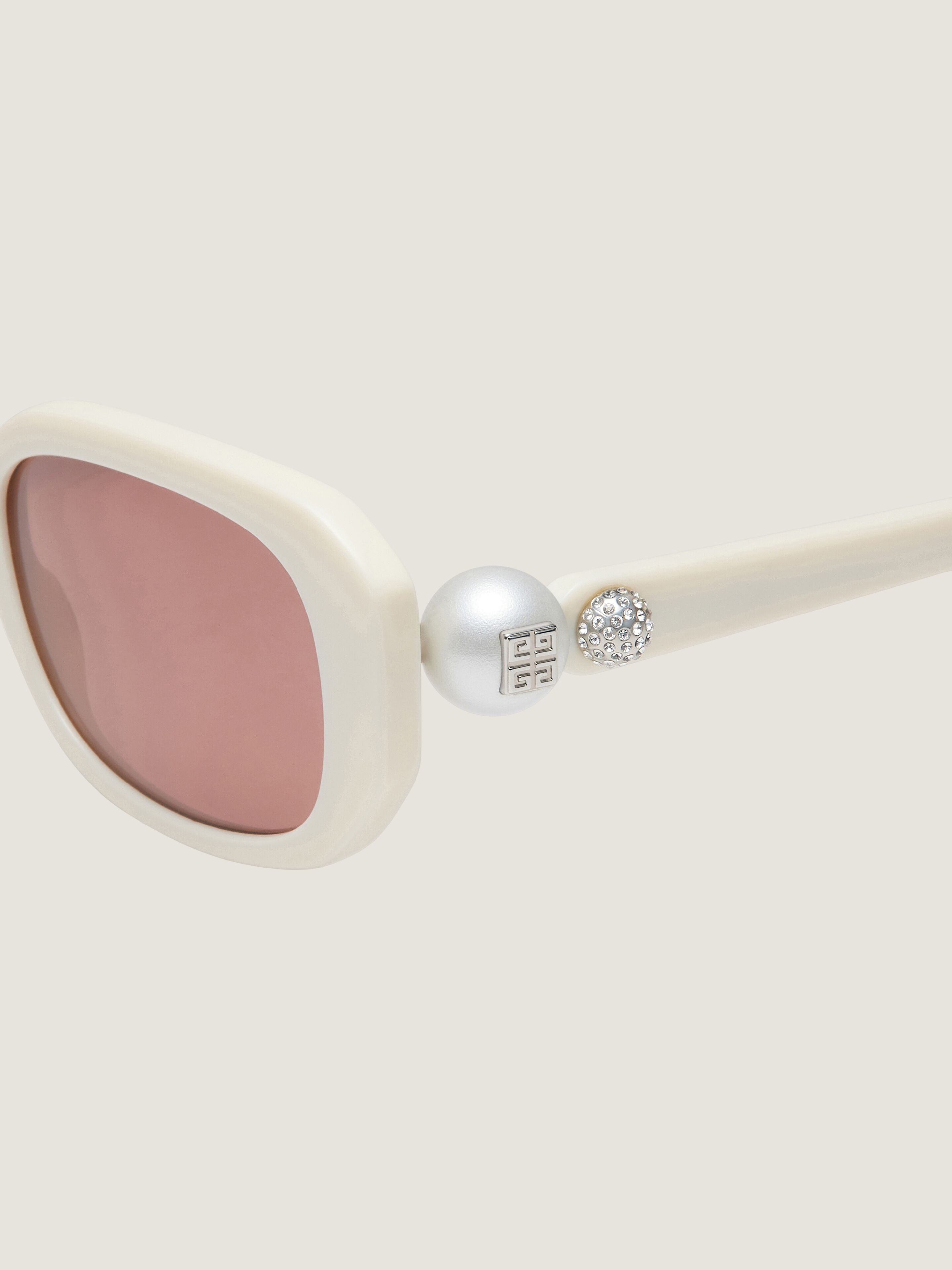 4G PEARL SUNGLASSES IN ACETATE WITH CRYSTALS - 4