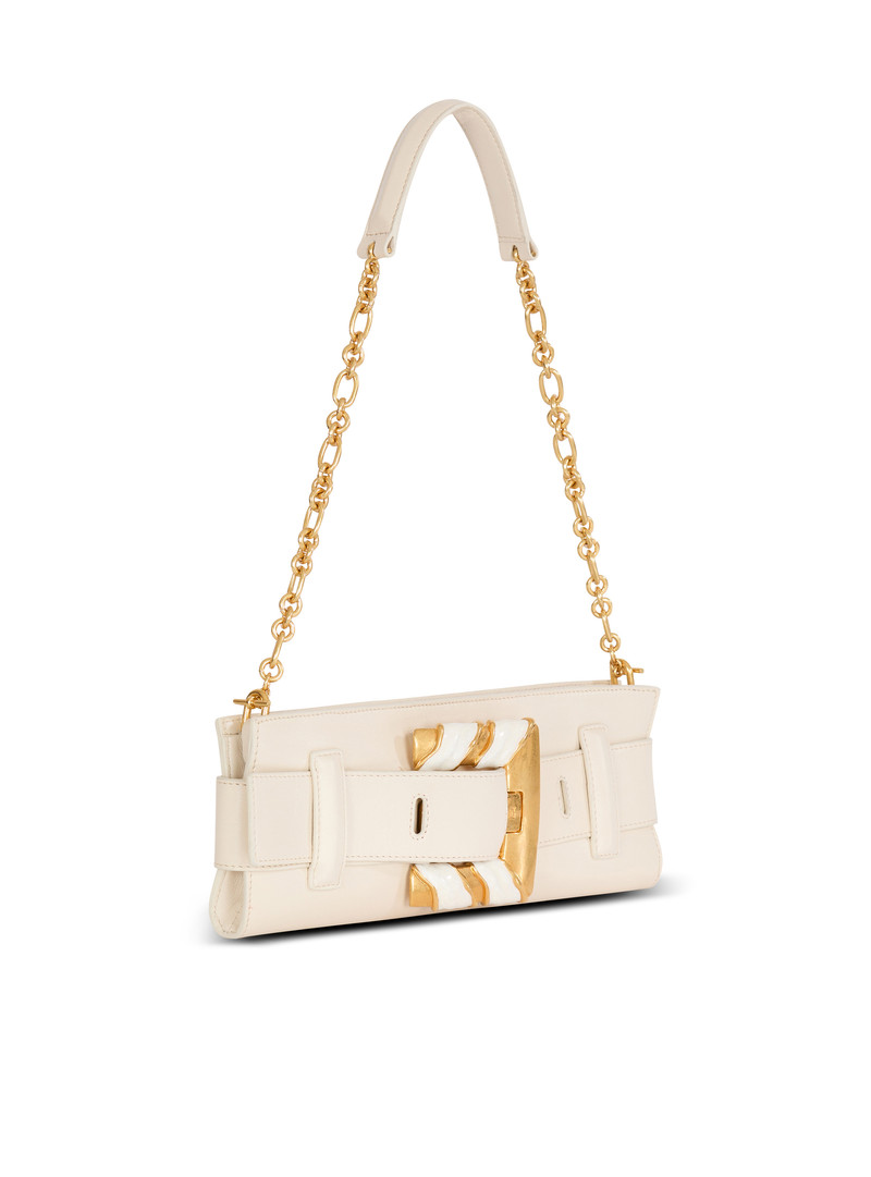 Anthem lambskin and enamel clutch 3