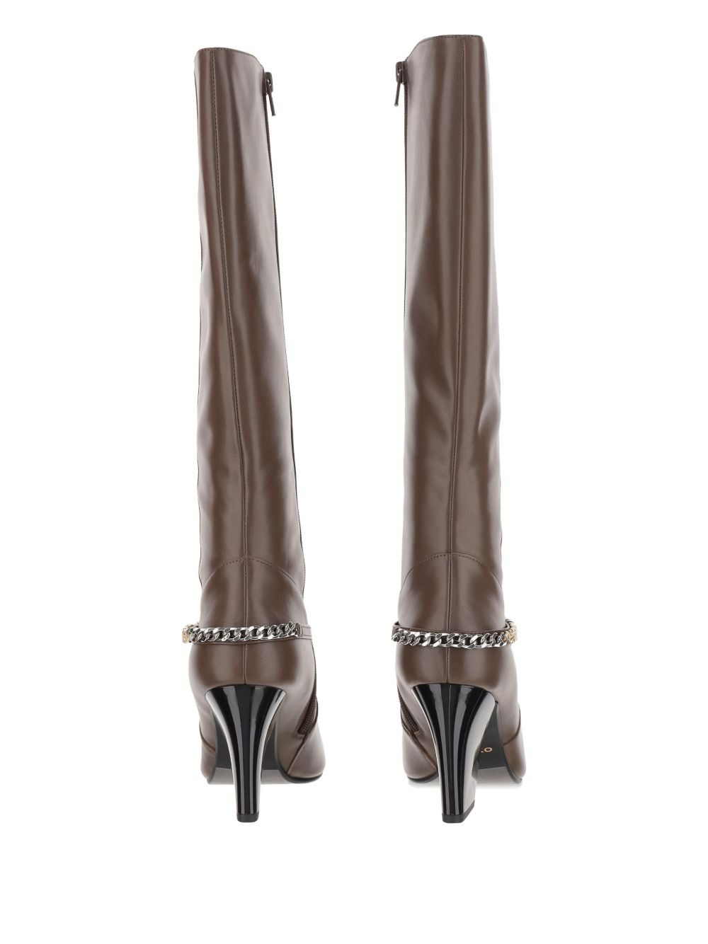 90mm chain-embellished boots - 3