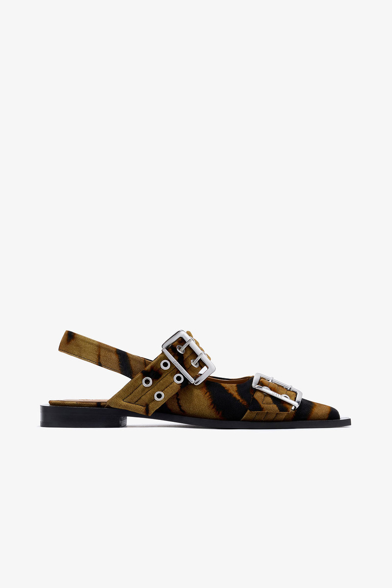 ZEBRA FEMININE BUCKLE BALLERINAS 1