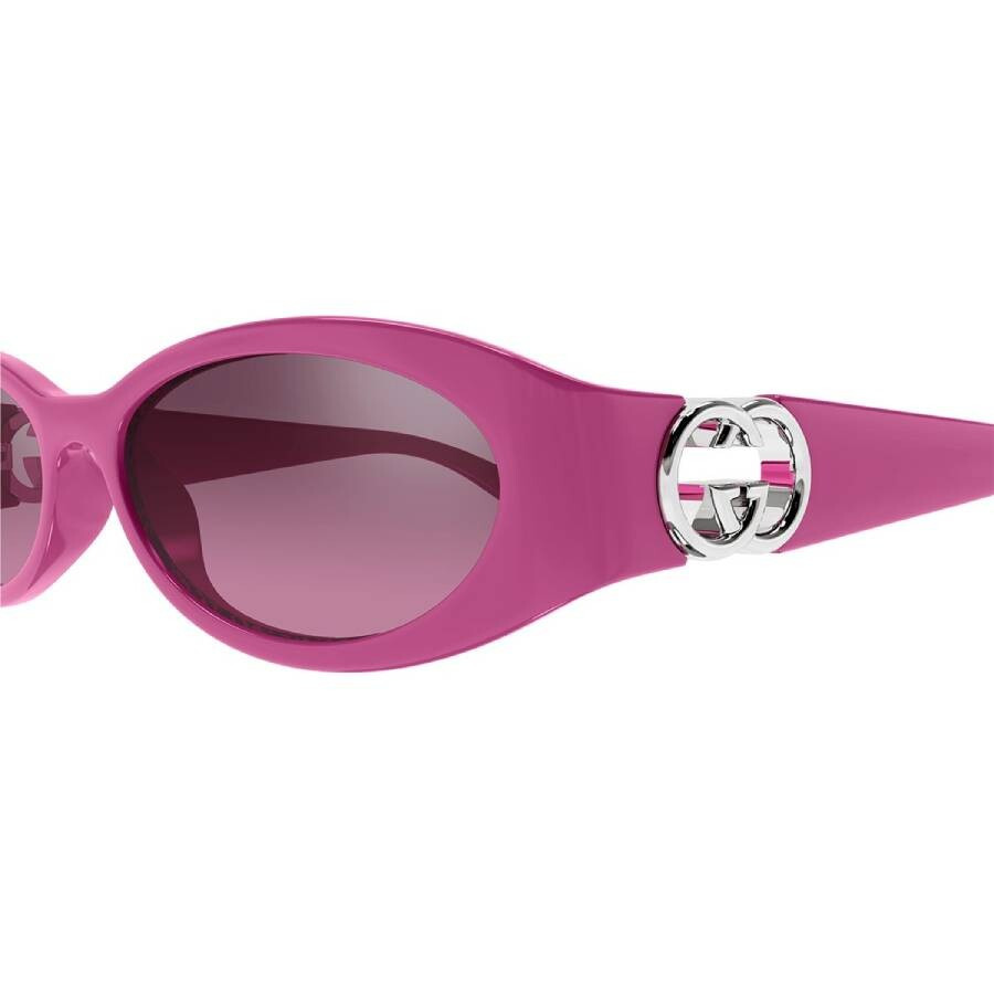 Gucci Pink Mirrror Gradient Oval Ladies Sunglasses GG1660S 003 54 - 3