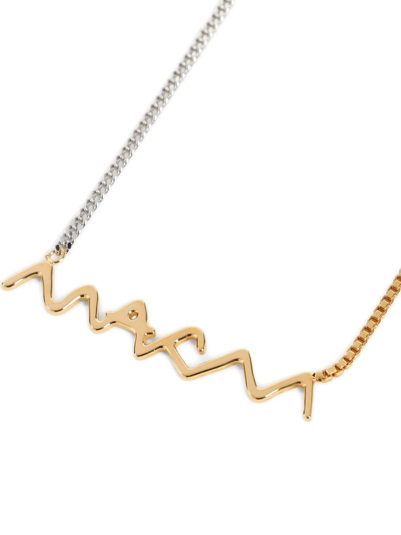 Marni two-tone chain necklace outlook
