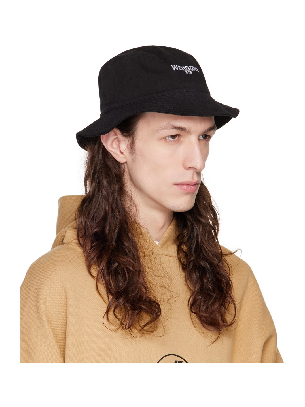 Black Washed Bucket Hat - 2