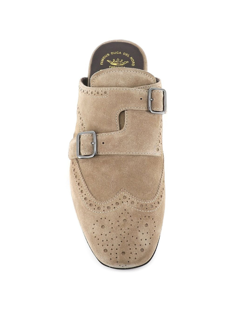 OFFICINE CREATIVE suede mules outlook