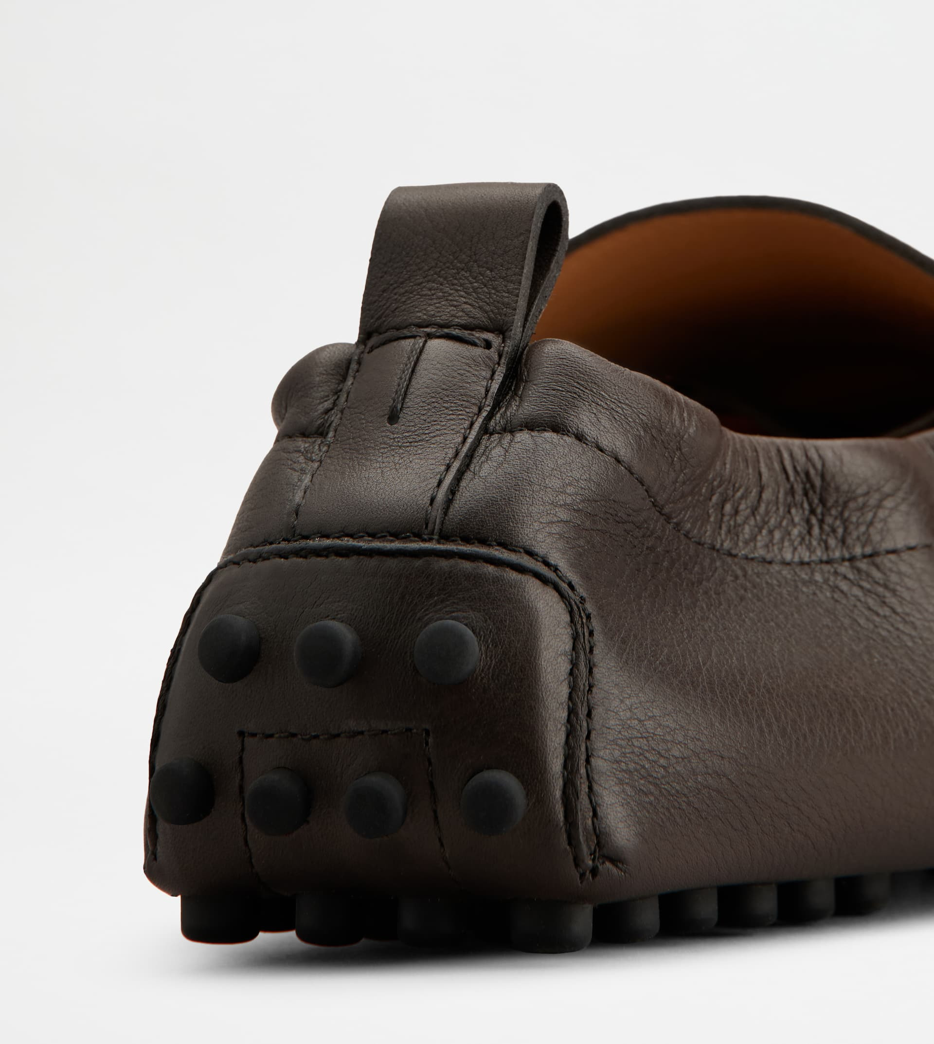 GLOVE GOMMINO DRIVING SHOES IN LEATHER - BROWN - 5