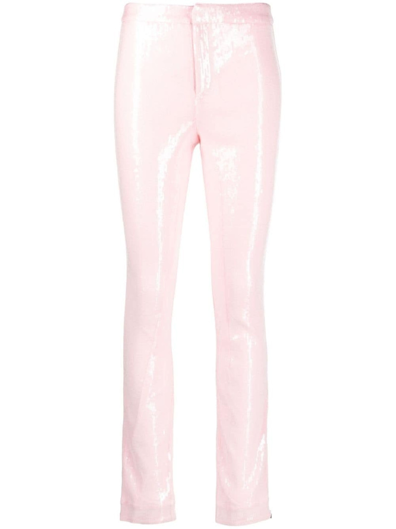 sequin-embellished trousers 1