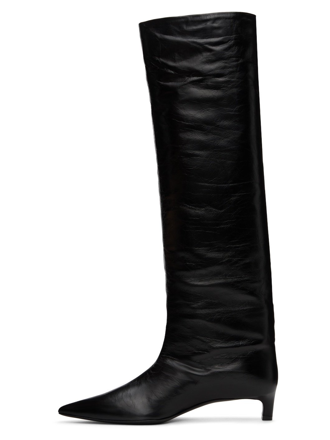Black High Tall Boots - 3