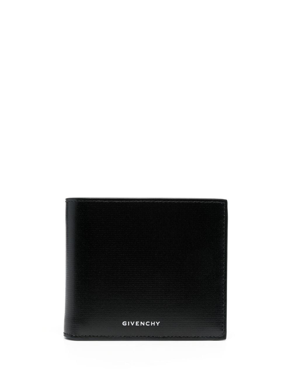 logo-stamp leather wallet - 1