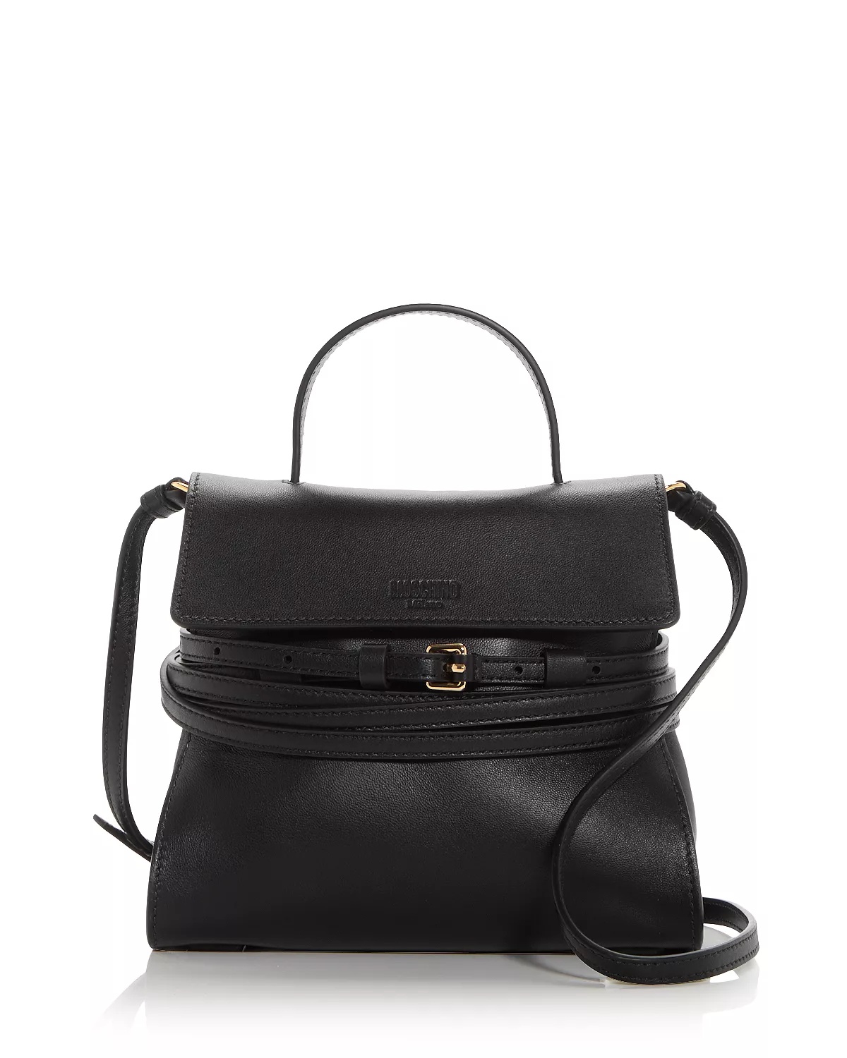 Tie Me Leather Shoulder Bag - 1