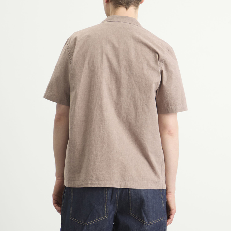 Universal Works Sido Linen Mix Road Shirt 3
