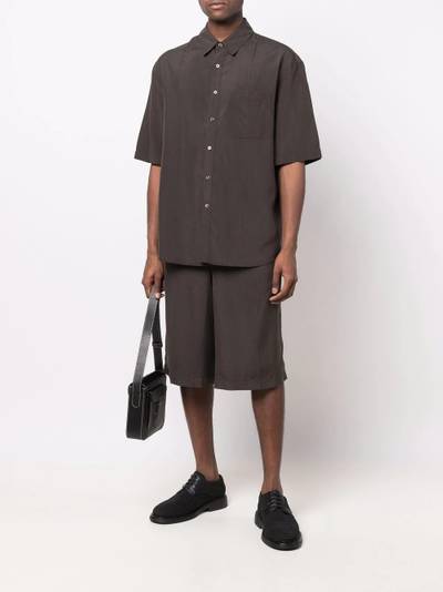 Lemaire short-sleeve silk shirt outlook