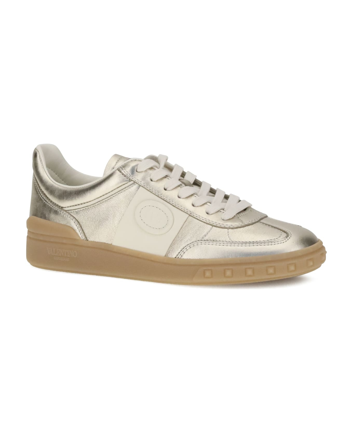 Laminated Leather Upvillage Sneakers - 2