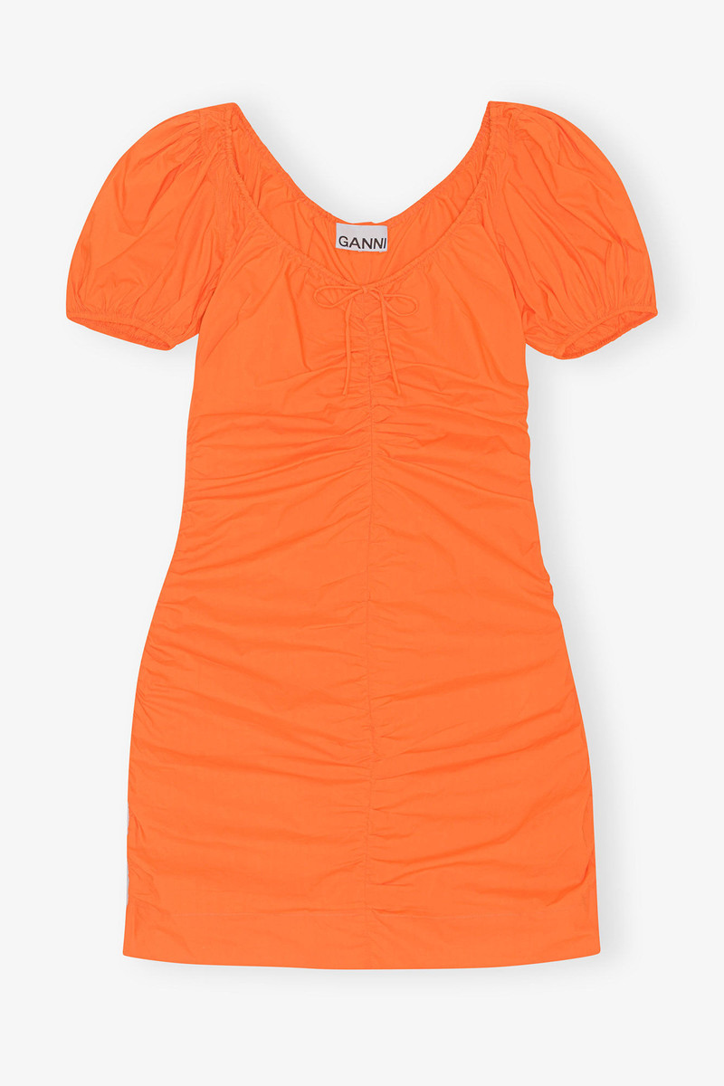 COTTON POPLIN MINI DRESS 1