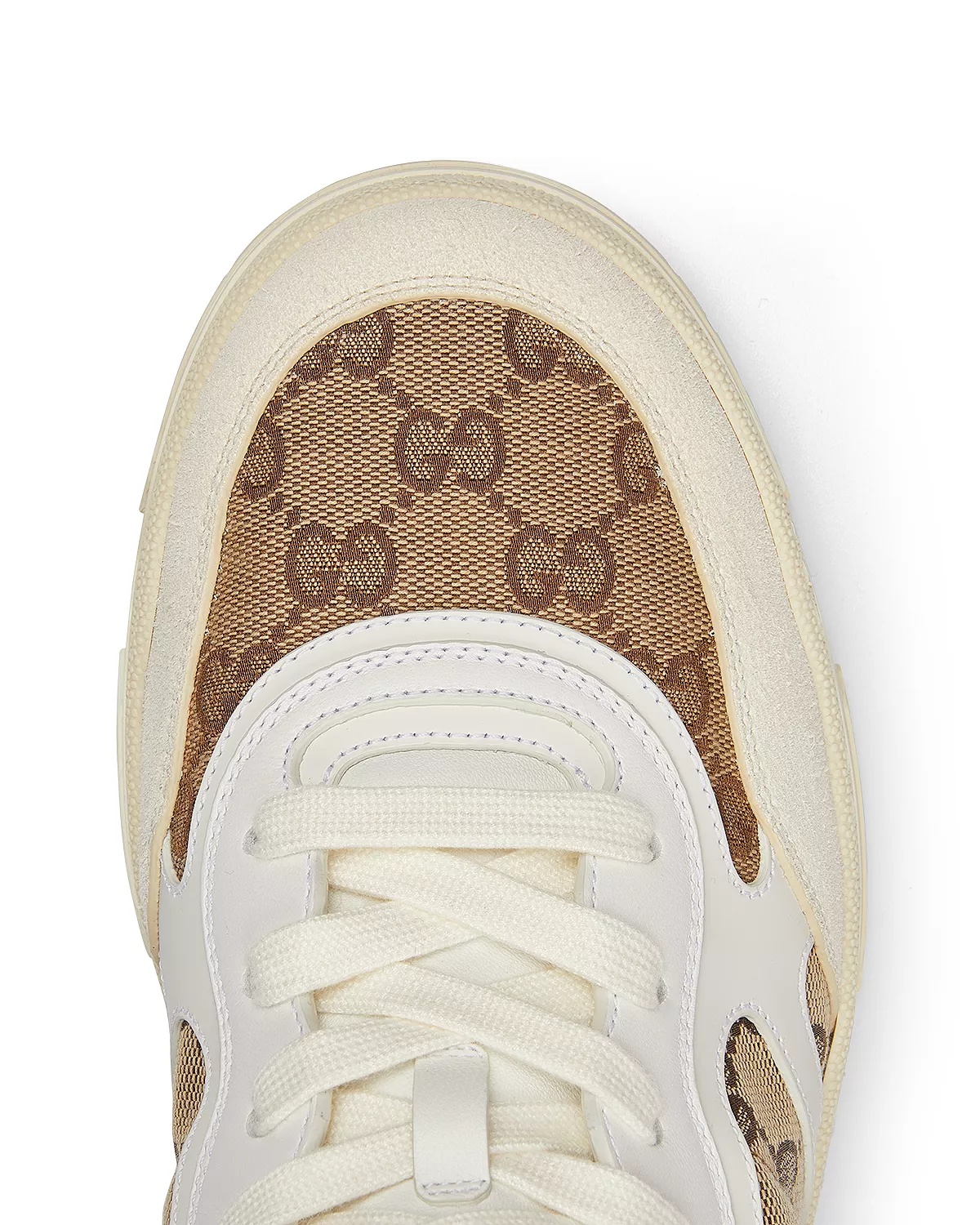 Men's Re-Web Low Top Canvas and Leather Sneakers - 6