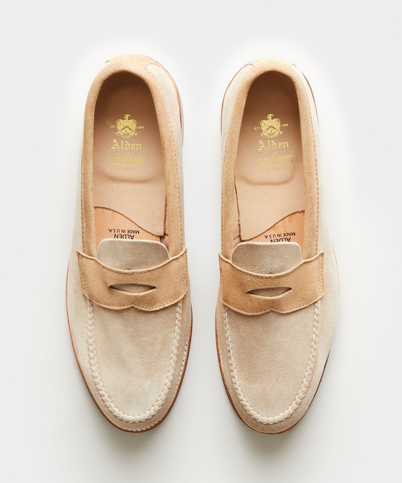 Todd Snyder x Alden Two-Tone Penny Loafer 3