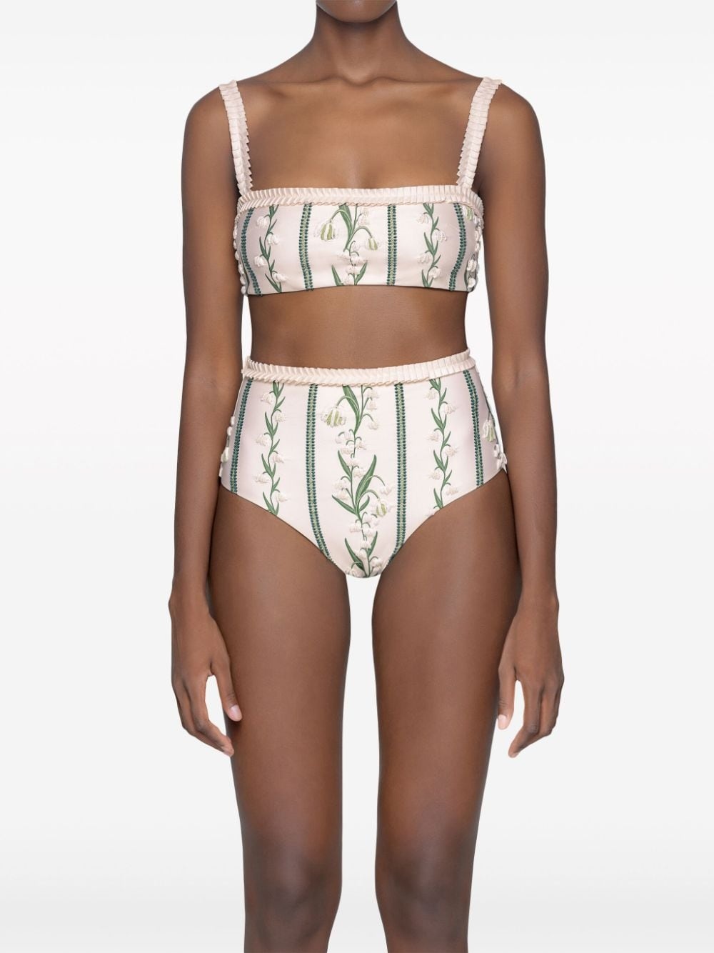 Nopal Perla floral-print bikini bottoms - 5