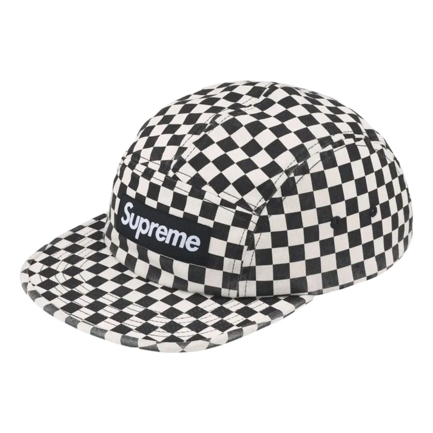 Supreme FW26 Washed Chino Twill Camp Cap 'Checkerboard' SUP-FW26-1069-CHK - 1